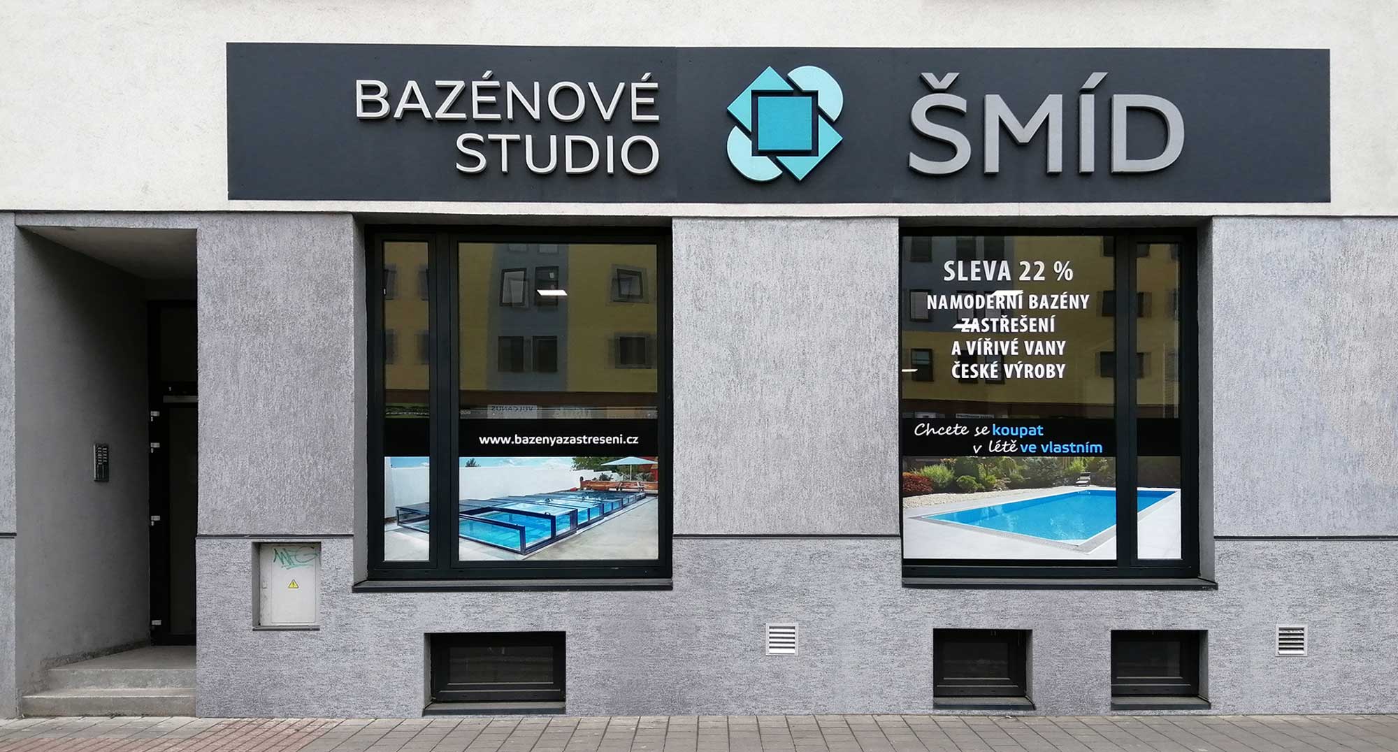 Bazény Šmíd - showroom Brno